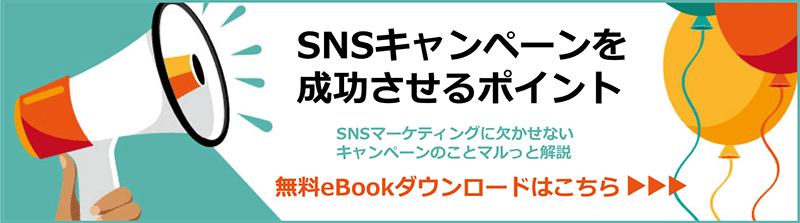 SNSキャンペーンを成功させるポイント 無料eBookダウンロード